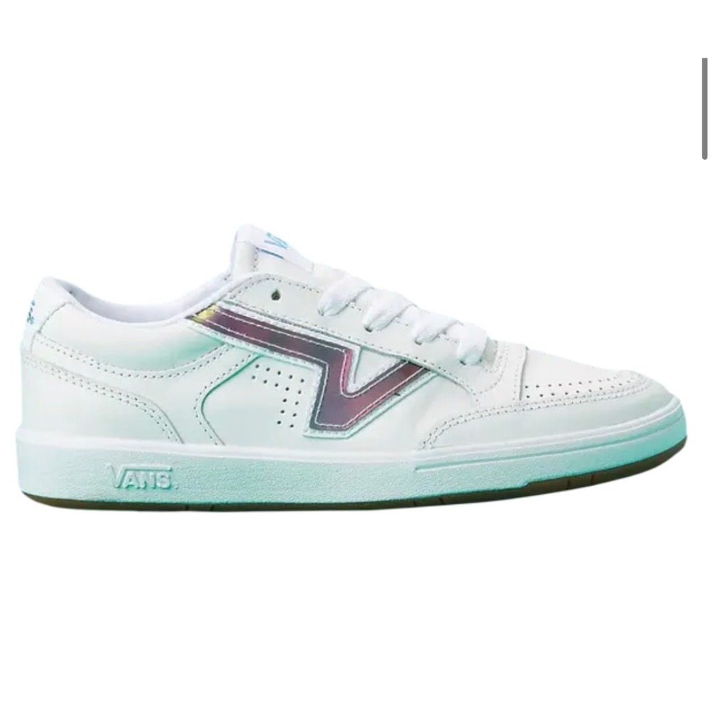 Vans Sneakers Lowland White Rainbow Leather Reflective Comfycush Women 7